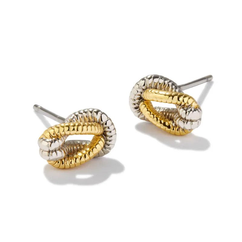 Kendra Scott | Annie Stud Earrings in Mixed Metal - Giddy Up Glamour Boutique