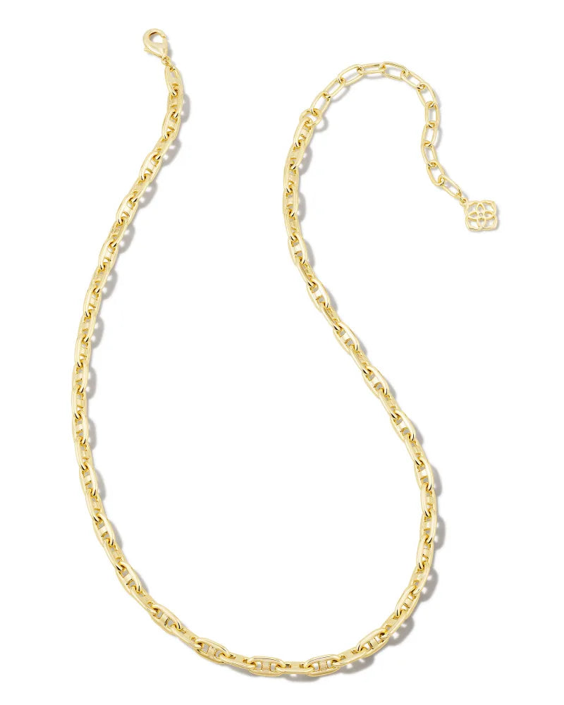 Kendra Scott | Bailey Chain Necklace in Gold - Giddy Up Glamour Boutique