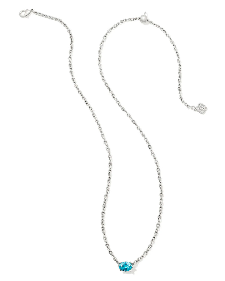 Kendra Scott | Cailin Silver Birthstone Pendant Necklace