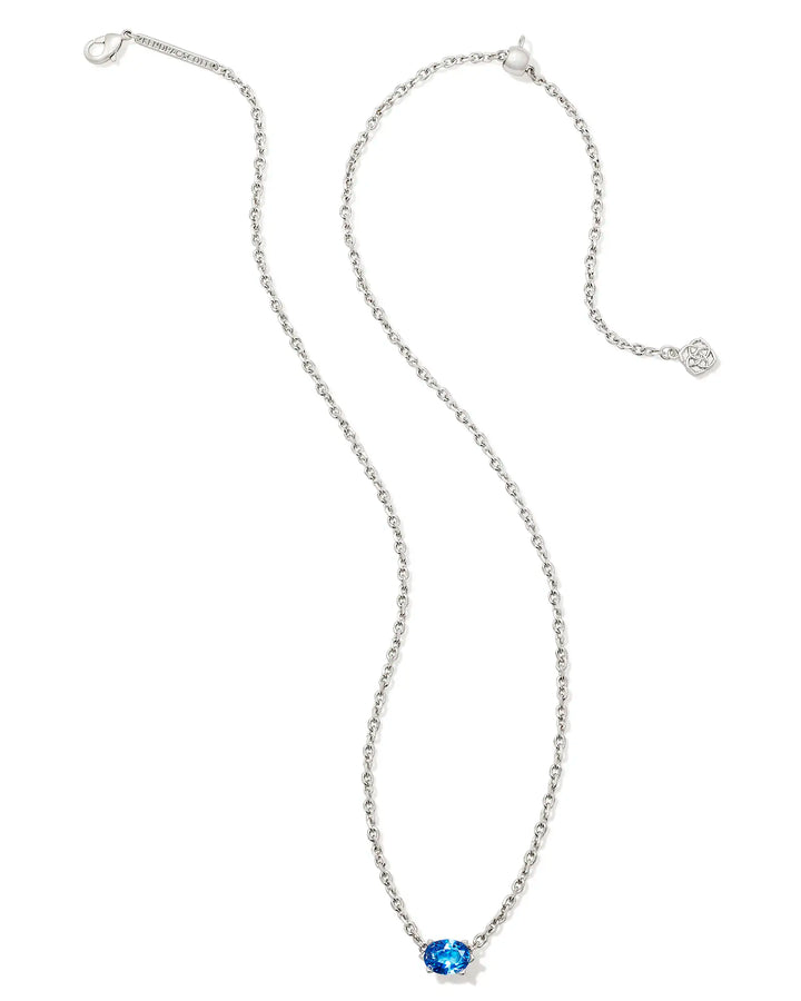 Kendra Scott | Cailin Silver Birthstone Pendant Necklace