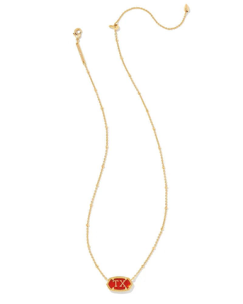 Kendra Scott | Elisa Gold Texas Necklace in Red Illusion - Giddy Up Glamour Boutique