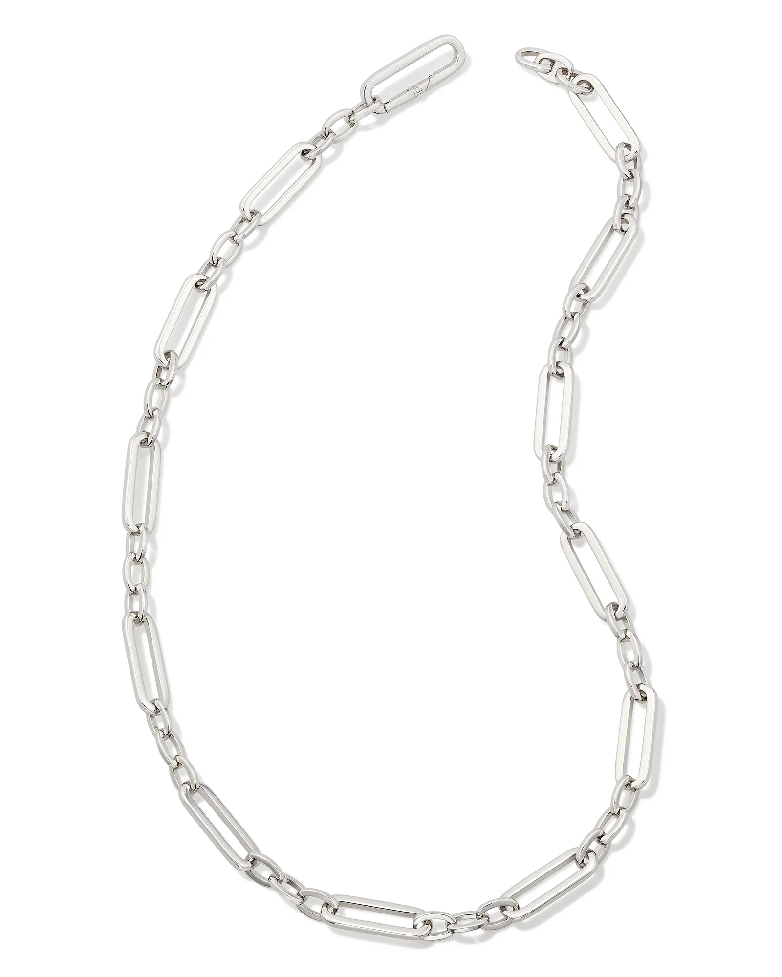 Kendra Scott | Heather Link and Chain Necklace in Silver - Giddy Up Glamour Boutique