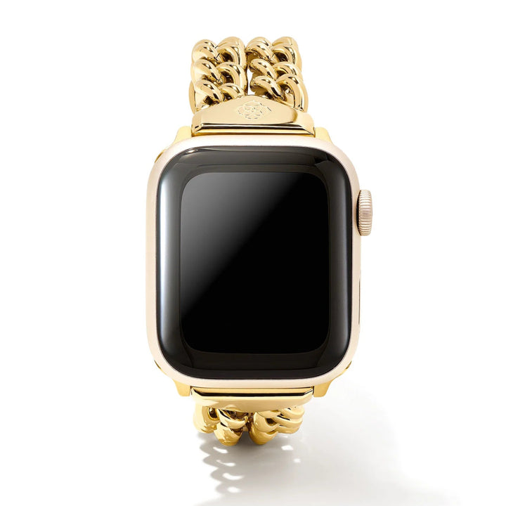 Kendra Scott | Whitley Double Chain Watch Band in Gold Tone Stainless Steel