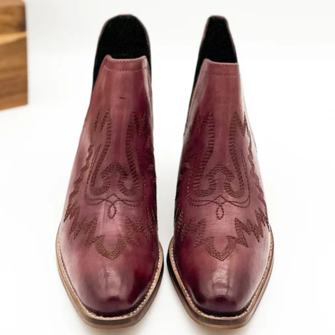 Online Exclusive | Kickin' Booties in Burgundy