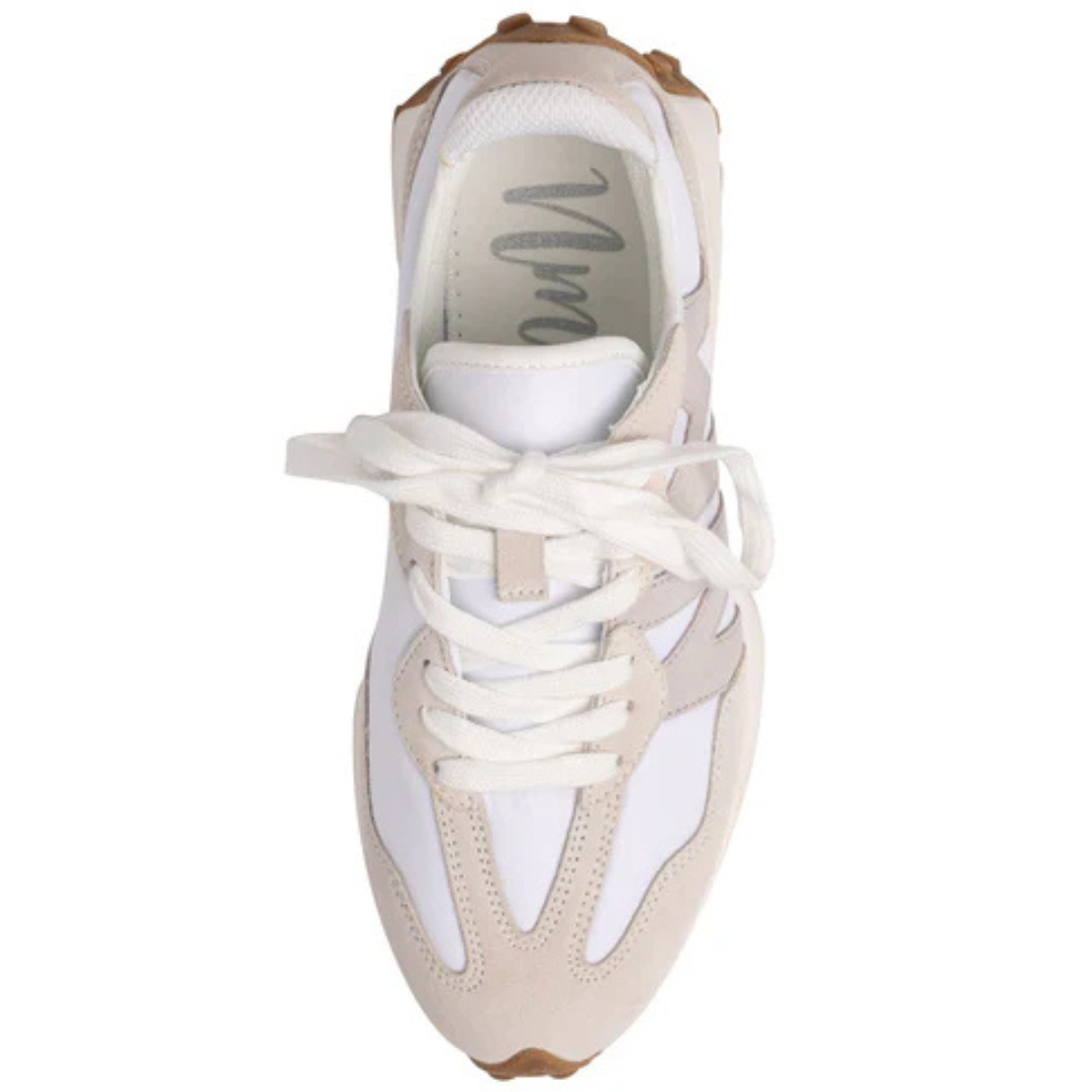 Online Exclusive | Lace Up Running Sneakers in White