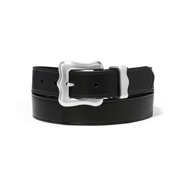 Brighton | Legacy Belt in Black with Silver Buckle