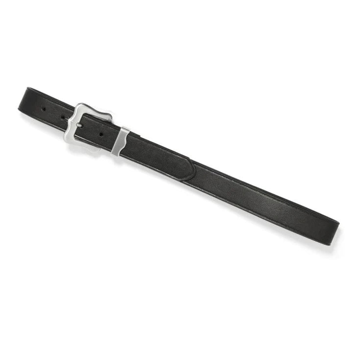 Brighton | Legacy Belt in Black with Silver Buckle