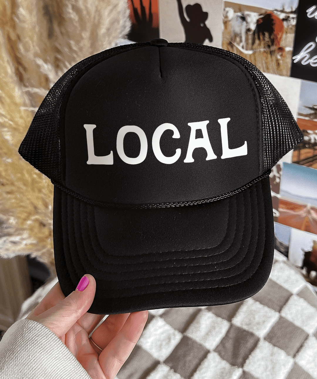 Made to Order | Local Trucker Hat in Black