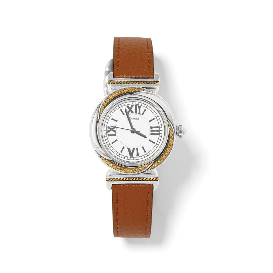 Brighton | Los Olivos Reversible Two Tone Leather Watch