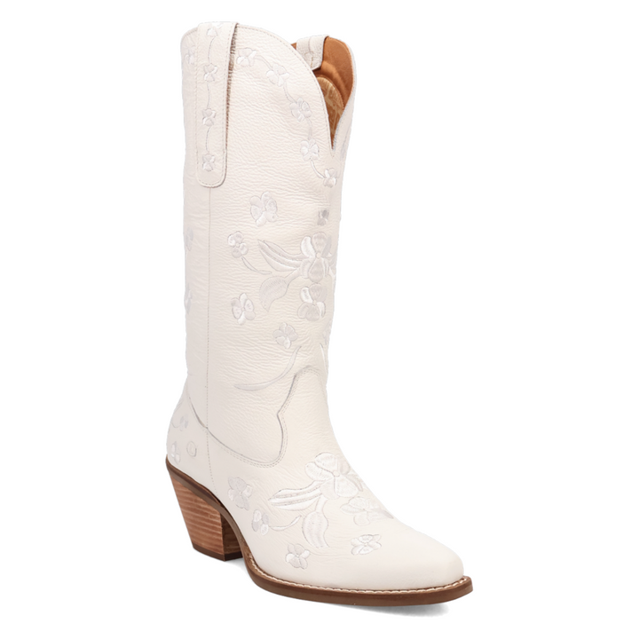 Online Exclusive | Dingo | Love Bug Leather Boot in White ** PREORDER