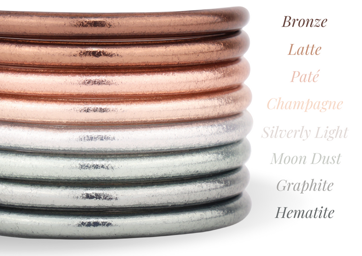 BuDhaGirl | Set of Eight | The Fawn Moon All Weather Bangles