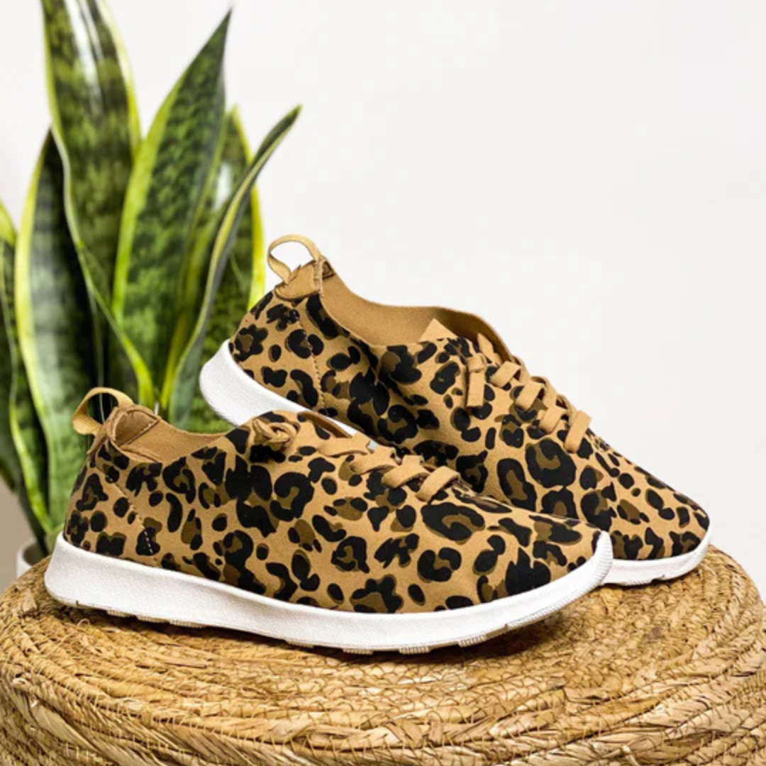 Online Exclusive | Mayo Faux Lace Sneaker in Leopard