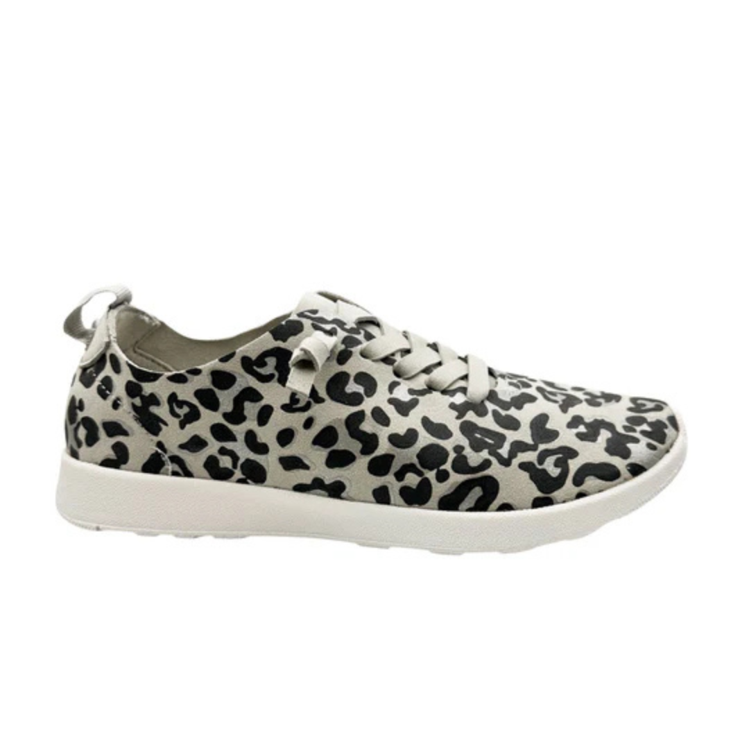 Online Exclusive | Mayo Sneakers in Light Grey Leopard