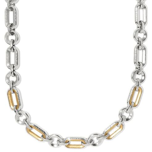 Brighton | Medici Link Two Tone Necklace - Giddy Up Glamour Boutique