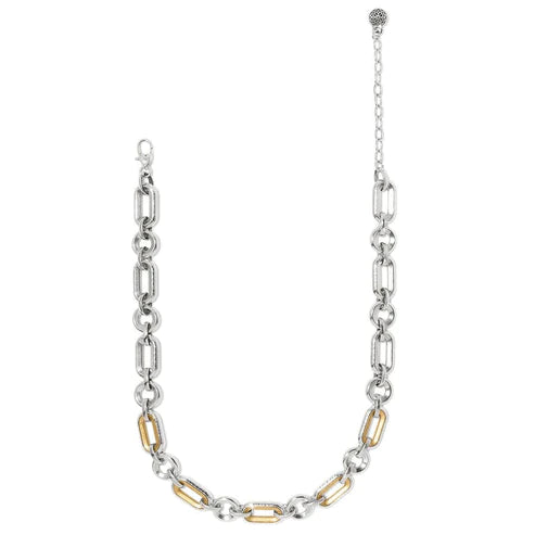 Brighton | Medici Link Two Tone Necklace - Giddy Up Glamour Boutique