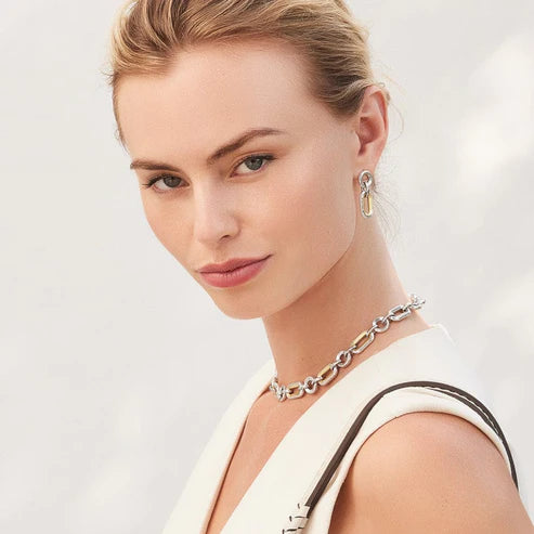 Brighton | Medici Link Two Tone Necklace - Giddy Up Glamour Boutique
