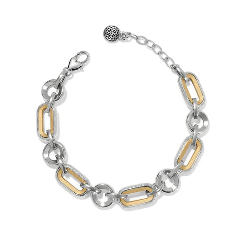 Brighton | Medici Two Tone Link Bracelet - Giddy Up Glamour Boutique