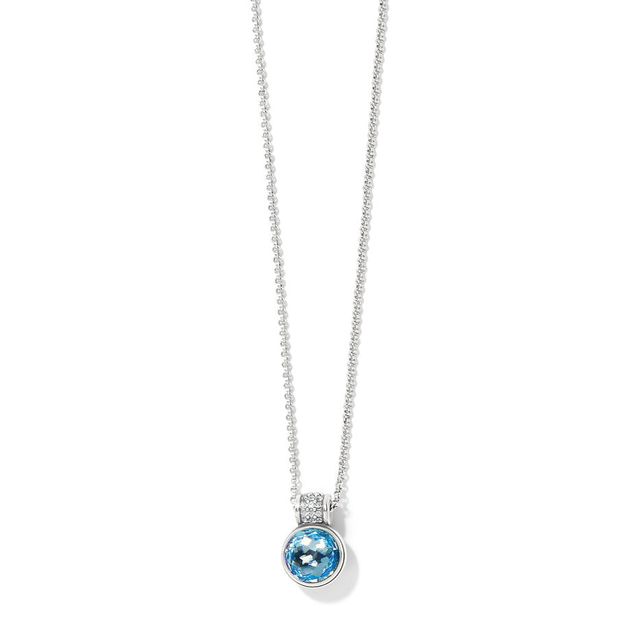 Brighton | Meridian Aurora Crystal Petite Pendant Necklace in Aqua