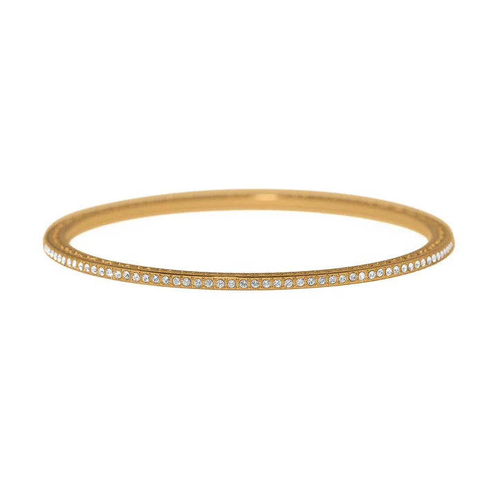 Brighton | Meridian Eclipse Thin Bangle Bracelet in Gold Tone