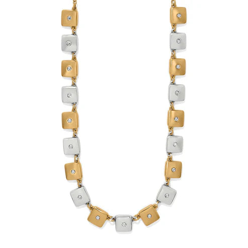 Brighton | Meridian Etage Two Tone Necklace in Silver and Gold