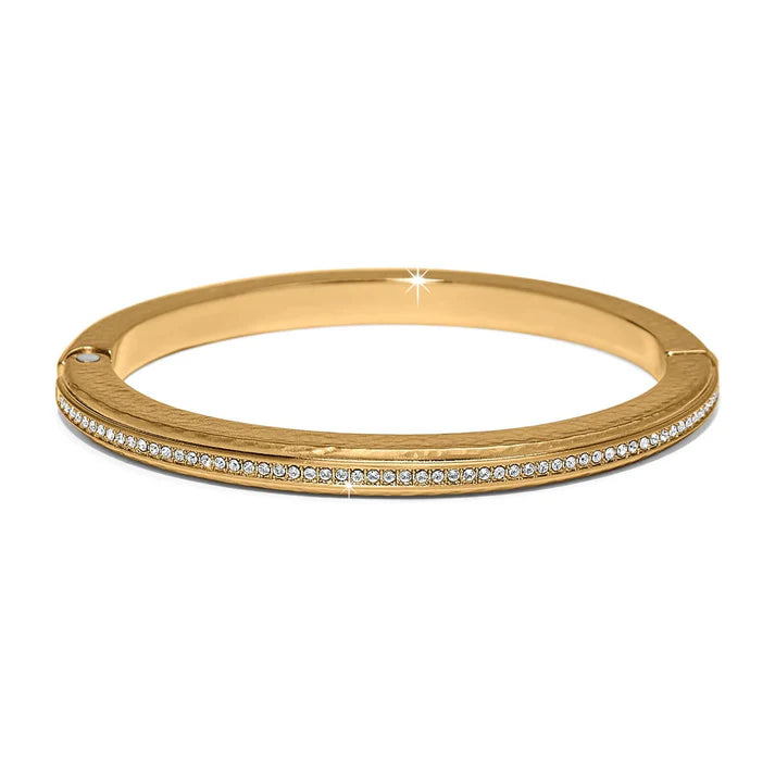 Brighton | Meridian Orbit Hinged Bangle in Gold Tone