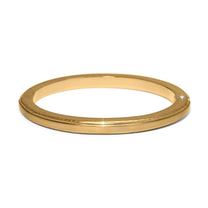 Brighton | Meridian Orbit Hinged Bangle in Gold Tone