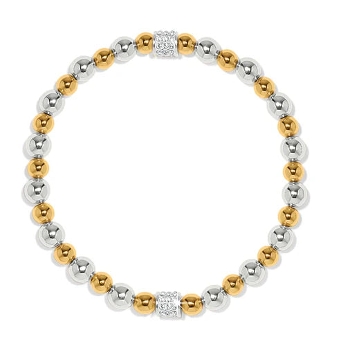 Brighton | Meridian Petite Stretch Bracelet in Two Tone