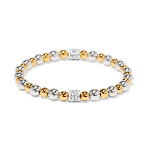 Brighton | Meridian Petite Stretch Bracelet in Two Tone