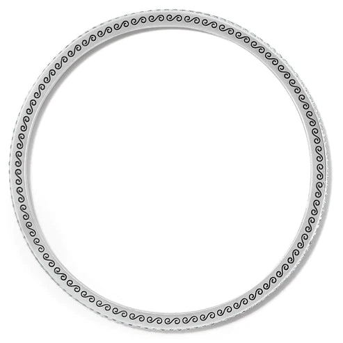 Brighton | Meridian Thin Bangle Bracelet in Silver Tone - Giddy Up Glamour Boutique
