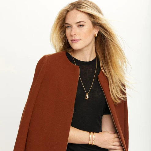 Brighton | Meridian Zenith Hinged Bangle Bracelet in Gold Tone - Giddy Up Glamour Boutique