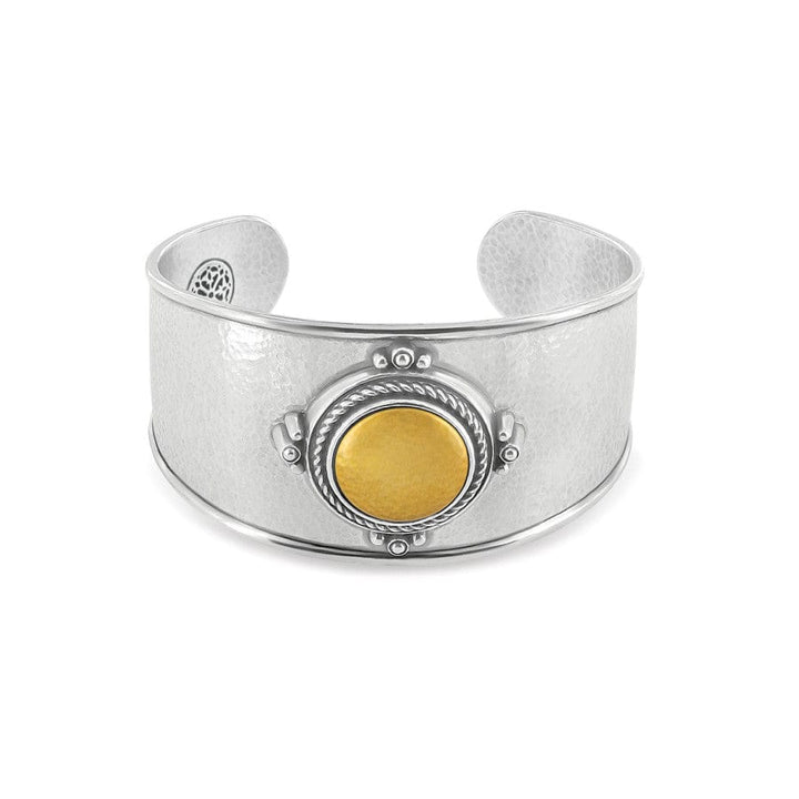 Brighton | Monete Wide Cuff Bracelet in Silver & Gold