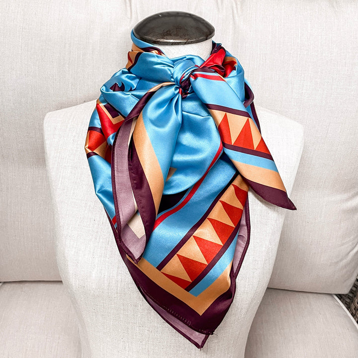 Waxahachie Wild Rag in Blue