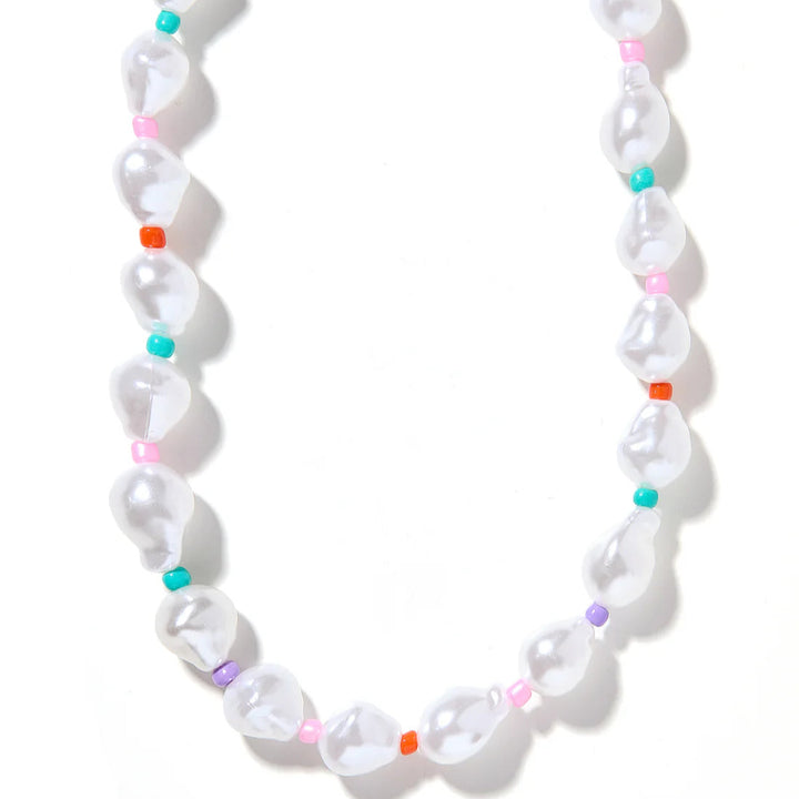 Linny Co | Maris Pearl Necklace in Multicolor