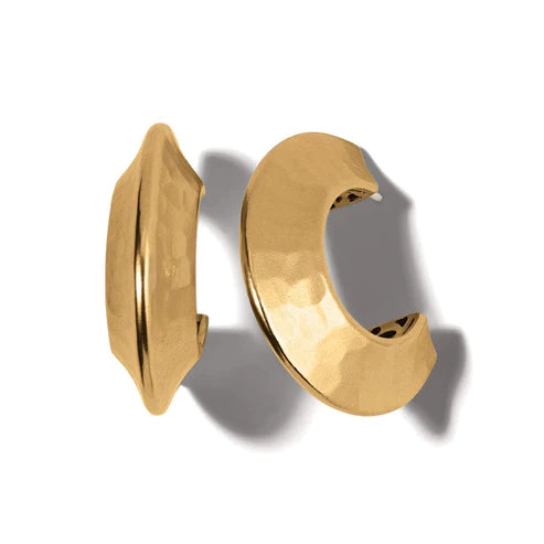 Brighton | Mystic Moon Hoop Earrings in Gold Tone - Giddy Up Glamour Boutique