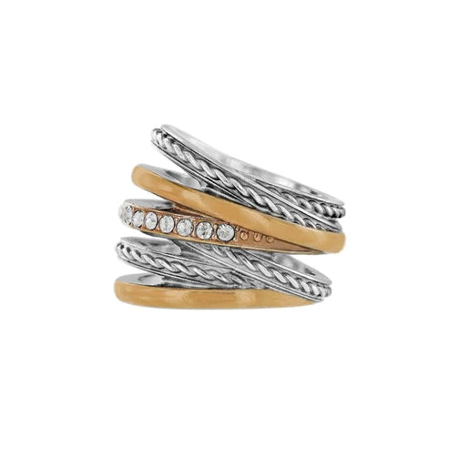 Brighton | Neptune's Rings in Silver and Gold Tone - Giddy Up Glamour Boutique