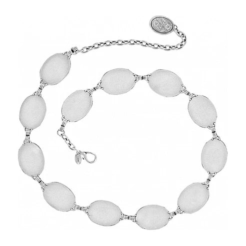 Brighton | Nicole Concho Link Belt in Silver Tone - Giddy Up Glamour Boutique