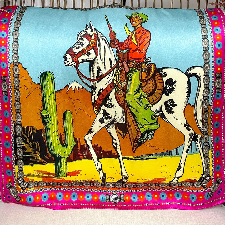 Fringe Scarves | Ranger Old Time Western Shorty Wild Rag in Pink