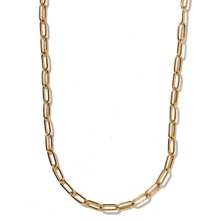 Linny Co | Palmer Paperclip Necklace in Gold