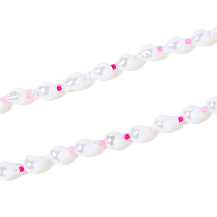 Linny Co | Maris Pearl Necklace in Pink Multi