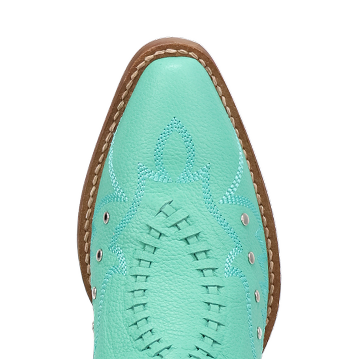 Online Exclusive | Dingo | Precious Leather Bootie in Green **PREORDER