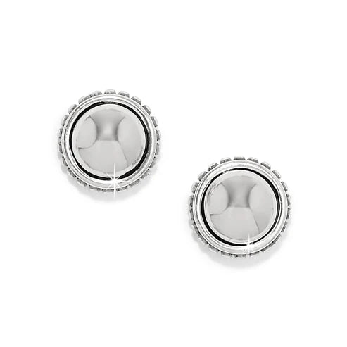 Brighton | Pretty Tough Bold Stud Post Earrings in Silver