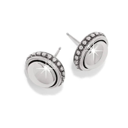 Brighton | Pretty Tough Bold Stud Post Earrings in Silver