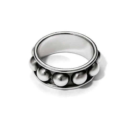 Brighton | Pretty Tough Stud Ring in Silver Tone - Giddy Up Glamour Boutique