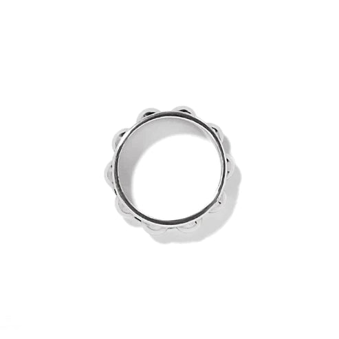 Brighton | Pretty Tough Stud Ring in Silver Tone - Giddy Up Glamour Boutique