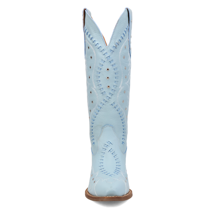 Online Exclusive | Dingo | Pretty 'N Pink Leather Boot in Blue **PREORDER