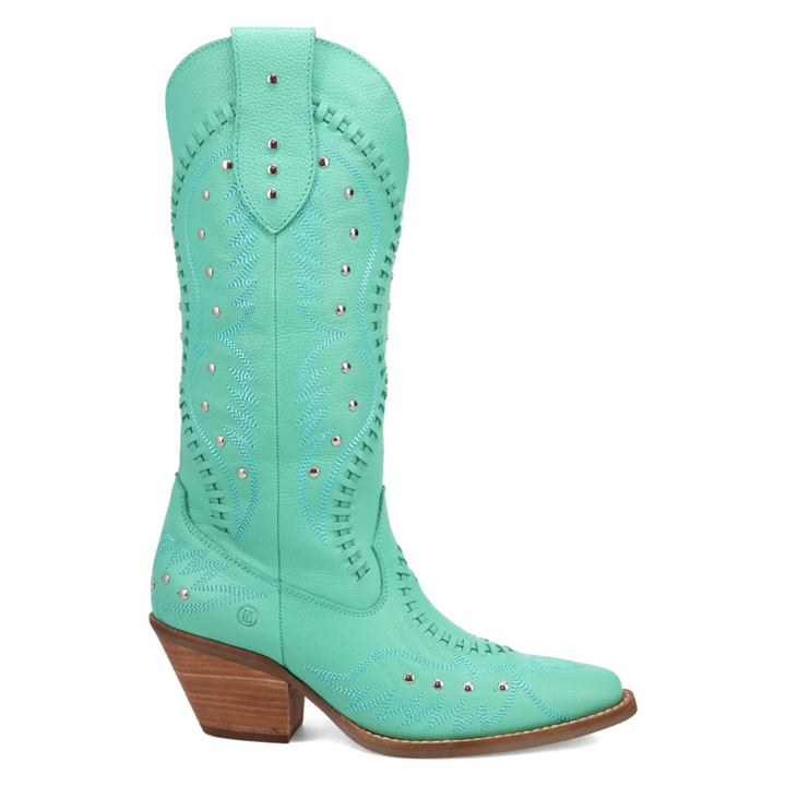 Online Exclusive | Dingo | Pretty 'N Pink Leather Boot in Turquoise Mint Green **PREORDER