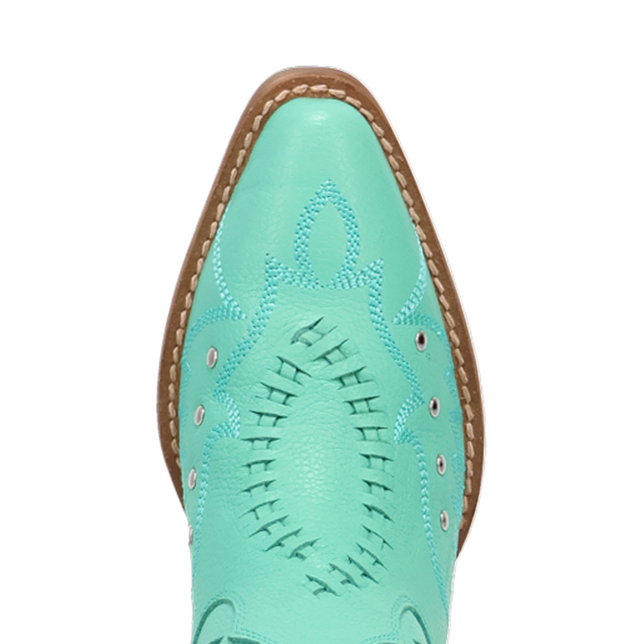 Online Exclusive | Dingo | Pretty 'N Pink Leather Boot in Turquoise Mint Green **PREORDER