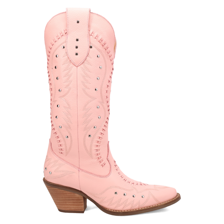 Online Exclusive | Dingo | Pretty 'N Pink Leather Boot in Pink **PREORDER