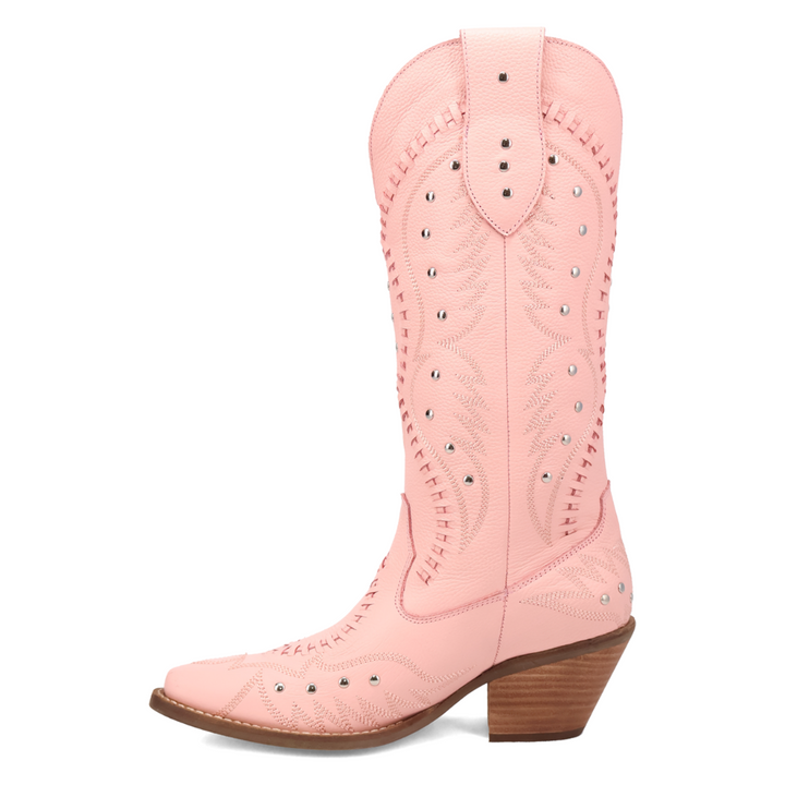 Online Exclusive | Dingo | Pretty 'N Pink Leather Boot in Pink **PREORDER