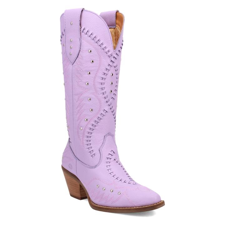 Online Exclusive | Dingo | Pretty 'N Pink Leather Boot in Lavender Purple **PREORDER